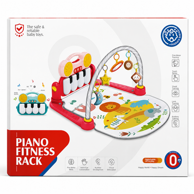 Piano Fitness Rack Baby Activity Gym & Musical Play Mat