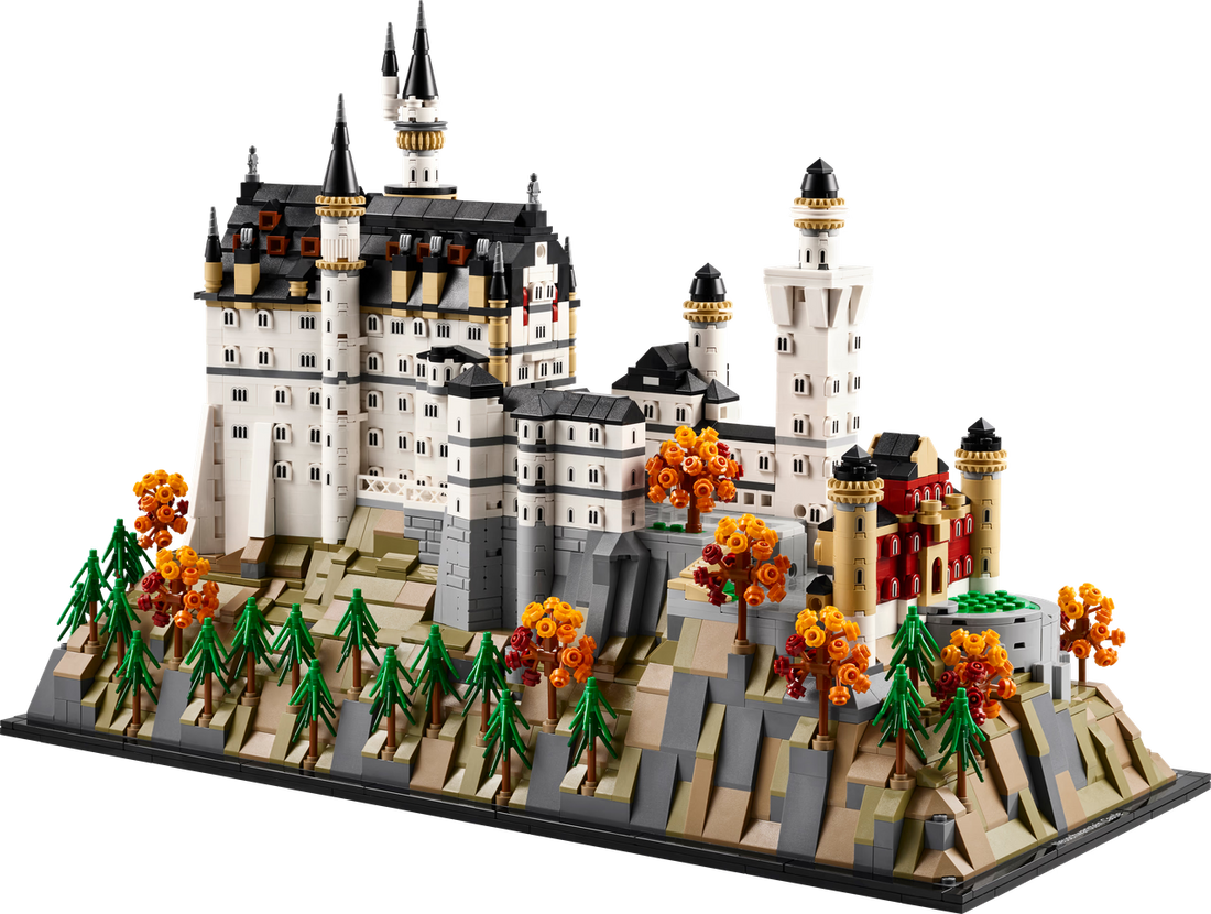 LEGO Architecture Neuschwanstein Castle Collectible Model Kit for Adults 21063 Building Blocks for Age 18Y+