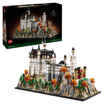 LEGO Architecture Neuschwanstein Castle Collectible Model Kit for Adults 21063 Building Blocks for Age 18Y+